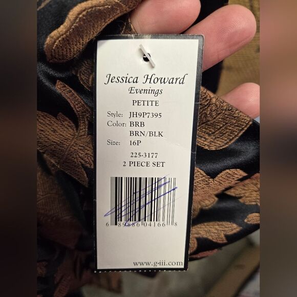 Jessica Howard Evenings Petite Blazer Jacket Coat Sz 16P NWT - Picture 10 of 10